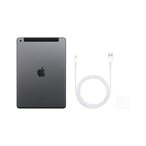 2019 Apple iPad (10.2-pollici, Wi-Fi + Cellulare, 32GB) - Grigio siderale (Ricondizionato)