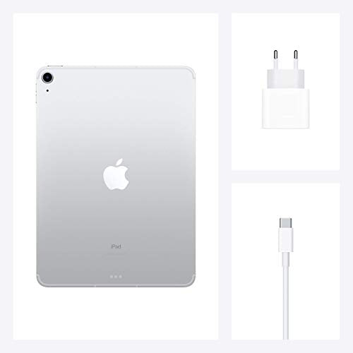 Apple iPad Air (4th Gen) 10.9 64GB Wi-Fi + Cellular - Argento (Ricondizionato)